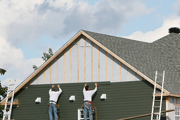 Professional Siding technician working in Westfield, NJ